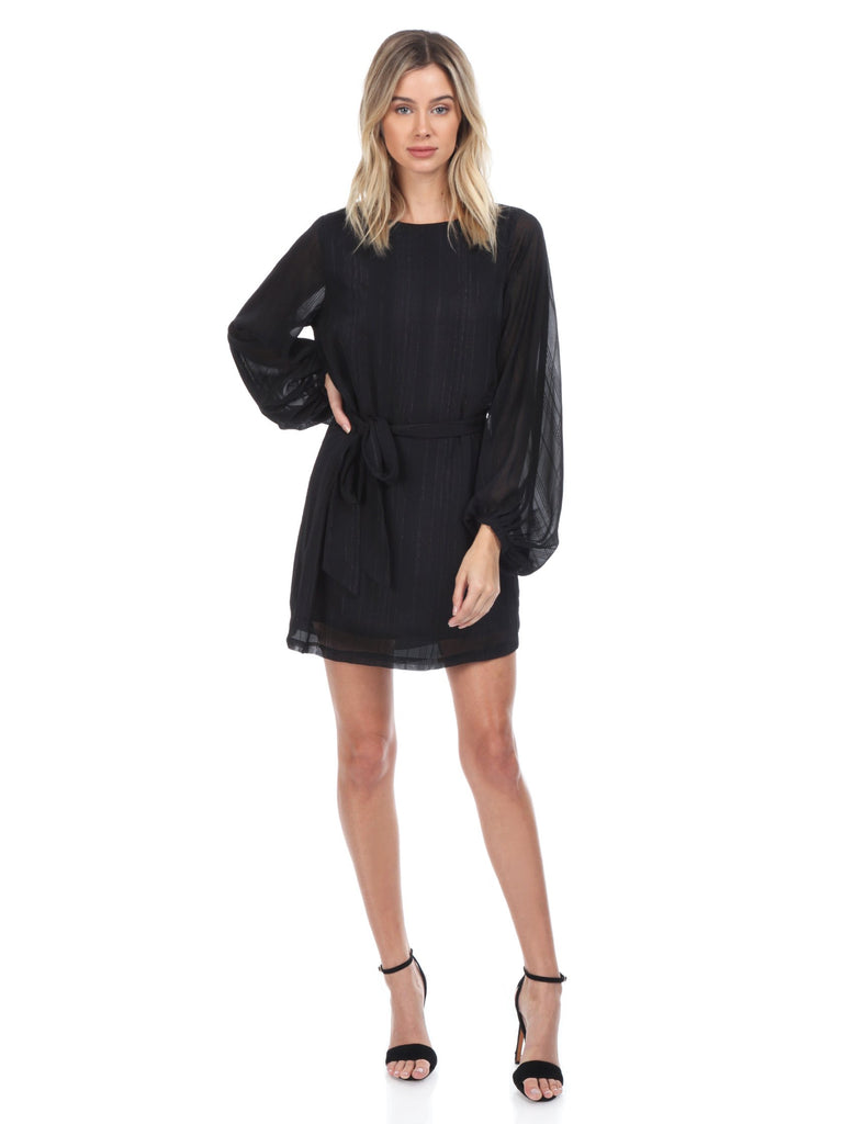 Girl outfit in a dress rental from YUMI KIM called Duchess Velvet Wrap Dress