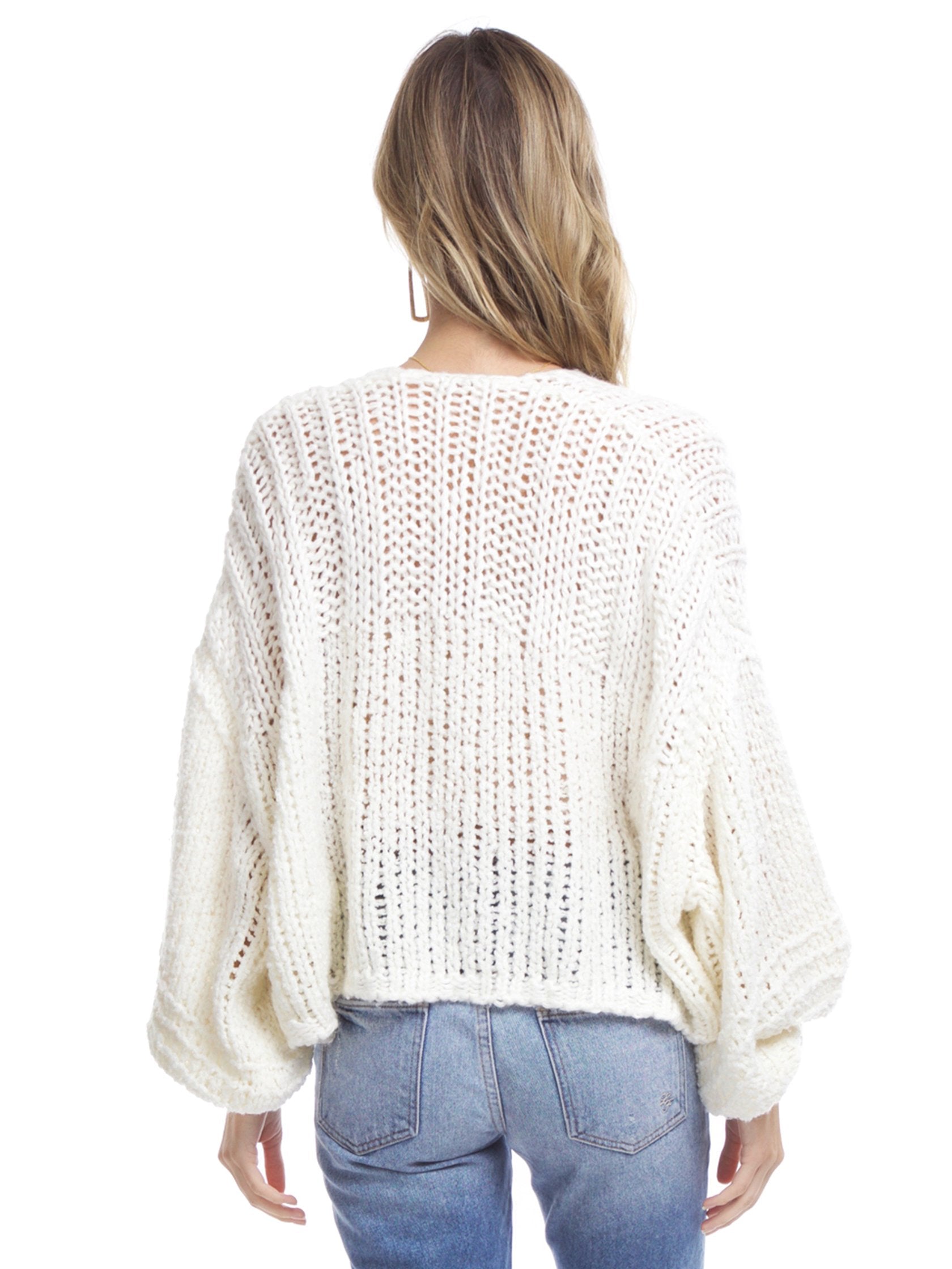 Women outfit in a cardigan rental from Free People called Chamomile Cardi