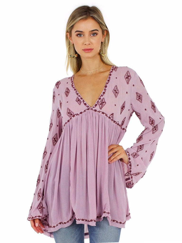 Women wearing a top rental from Free People called Irving Dress
