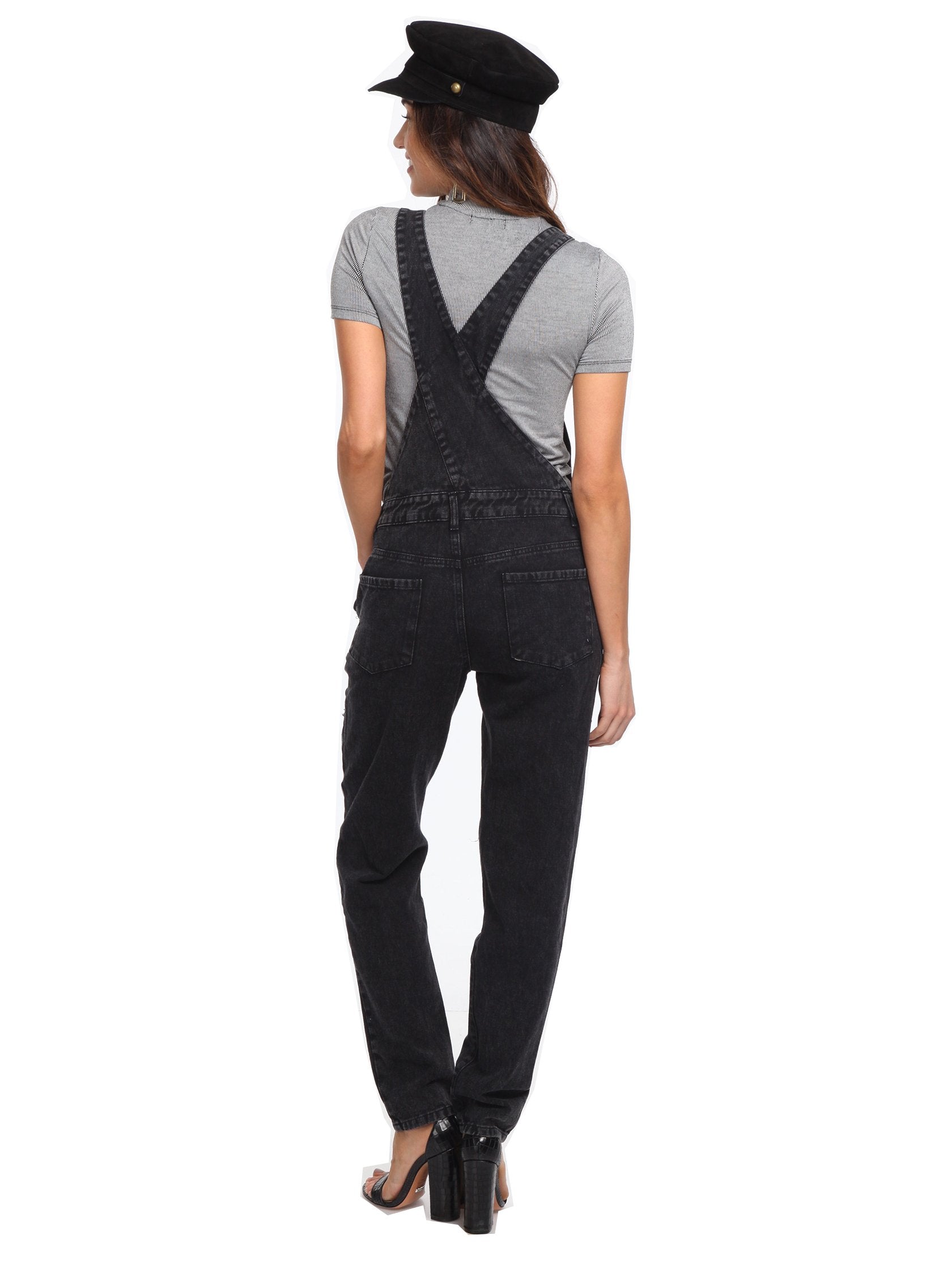 Girl outfit in a jumpsuit rental from FashionPass called Here For A Good Time Overalls