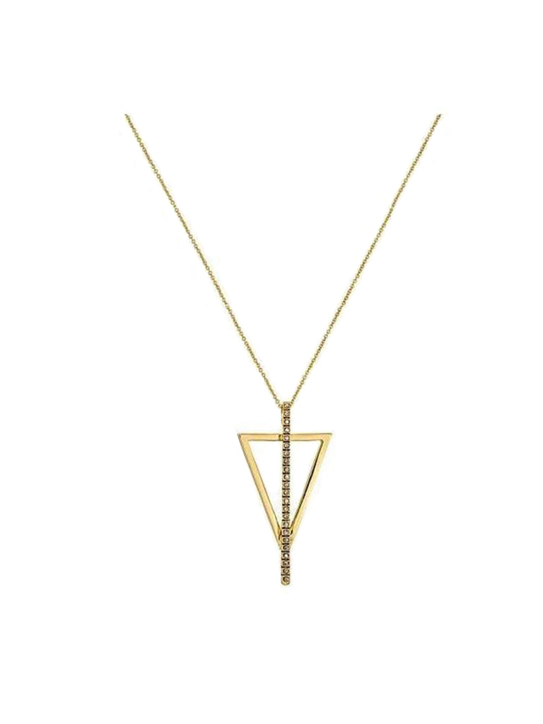 Women wearing a necklace rental from House of Harlow 1960 called Eden Pendant Necklace