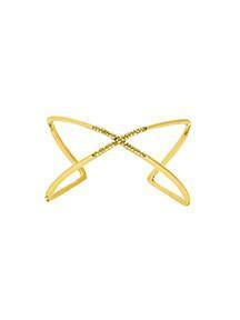 Women wearing a bracelet rental from House of Harlow 1960 called Sound Waves Cuff