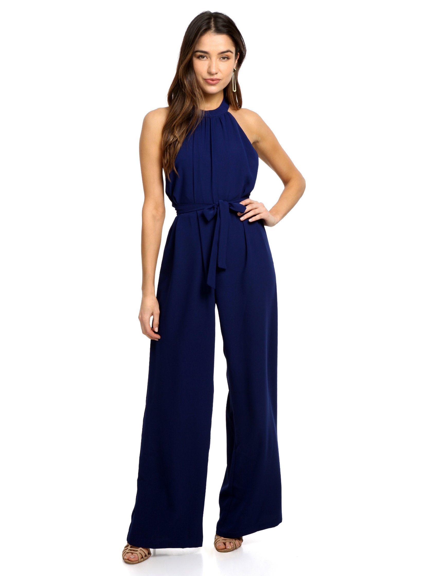 Girl outfit in a jumpsuit rental from Amanda Uprichard called Lawrence Jumpsuit