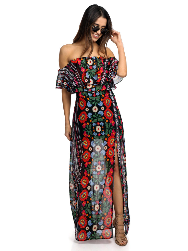 Women outfit in a skirt rental from Show Me Your Mumu called Super Slip Dress