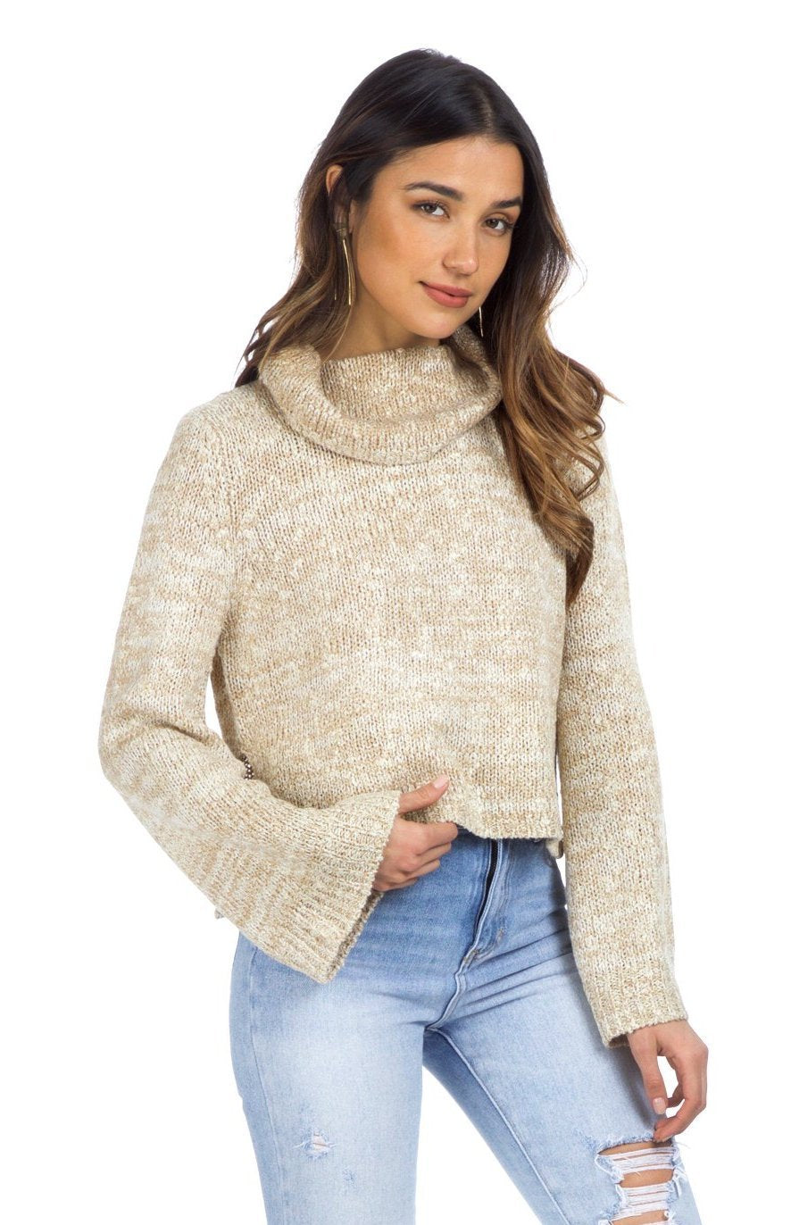Women wearing a sweater rental from MINKPINK called Duchess Full Sleeve Sweater
