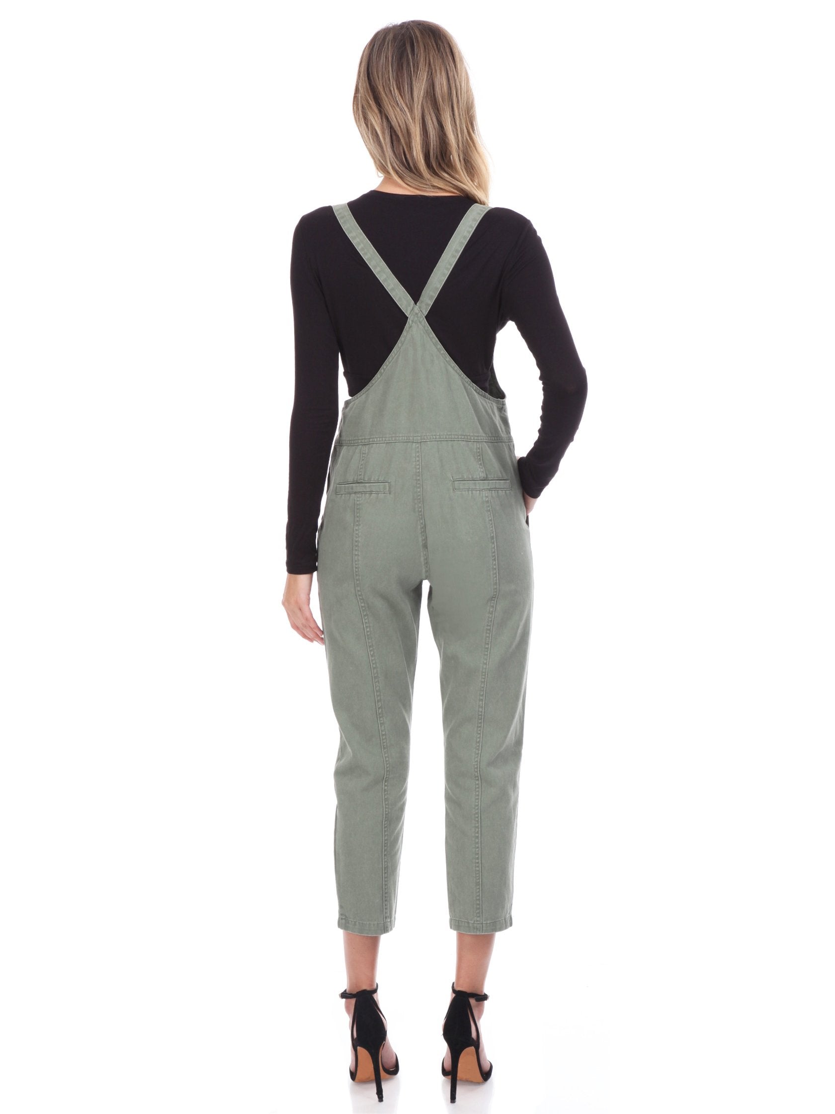 Women wearing a jumpsuit rental from FashionPass called Want It All Overalls